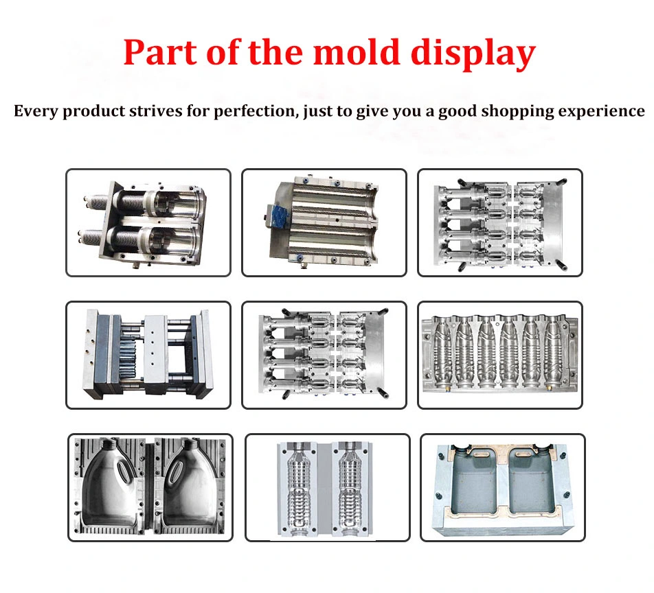 Full Automatic Auto Plastic Pet HDPE Preform Filling Water Oil Food Bottle Can Jar Container Make Making Blow Bottle Blowing Mould Moulding Mold Molding Machine